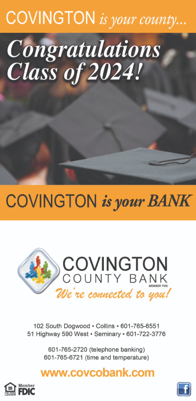 Covington is your county... Congratulations Class of 2024!
